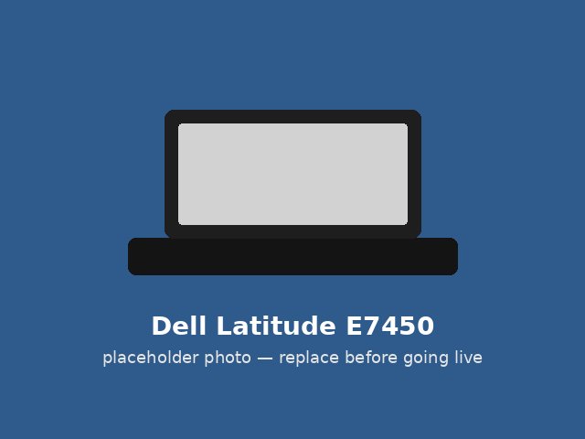 Latitude E7450 — fair condition, placeholder photo
